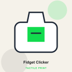 3D Printed Fidget Clicker view 1