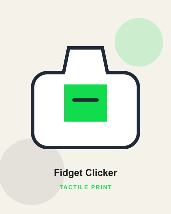 3D Printed Fidget Clicker