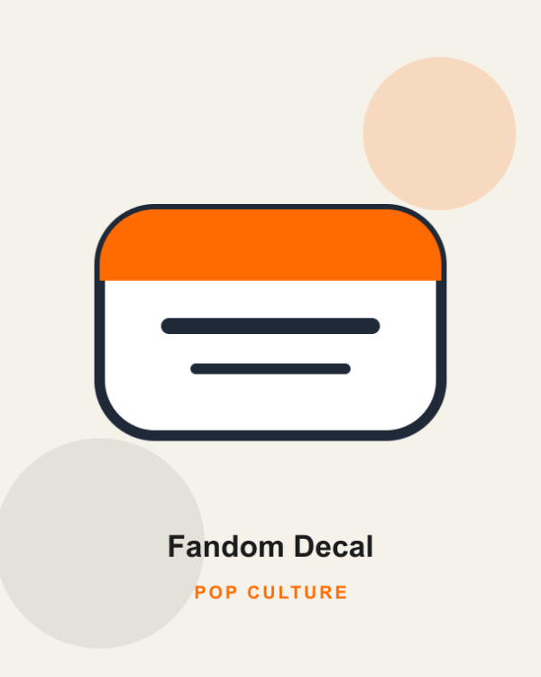 Geek & Pop Culture Decal